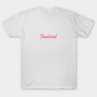 Thailand - Thai red - Flag color T-Shirt